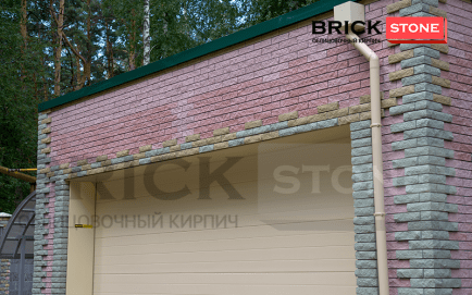 беседка и гараж из кирпича фото